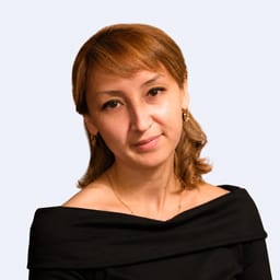 Portrait photo of a doctor, appointment in the city of Almaty