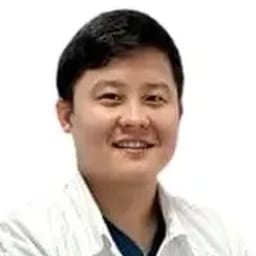 Portrait photo of a doctor, appointment in the city of Astana