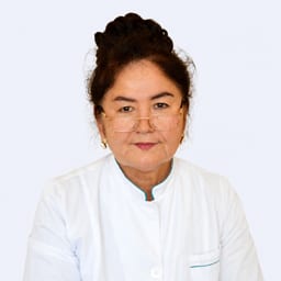 Portrait photo of a doctor, appointment in the city of Almaty
