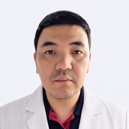 Portrait photo of a doctor, appointment in Almaty