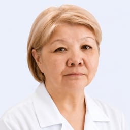 Portrait photo of a doctor, appointment in the city of Astana