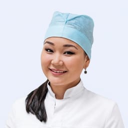 Portrait photo of a doctor, appointment in Almaty