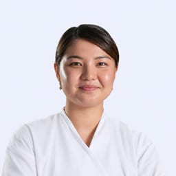 Portrait photo of a doctor, appointment in the city of Astana