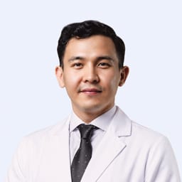 Portrait photo of a doctor, appointment in the city of Astana