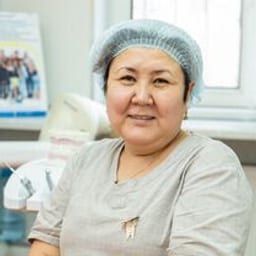 Portrait photo of a doctor, appointment in the city of Astana