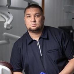 Portrait photo of a doctor, appointment in Astana