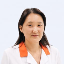 Portrait photo of a doctor, appointment in the city of Almaty
