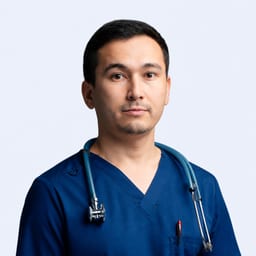 Портретный снимок врача, приём в городе Астана