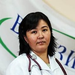Portrait photo of a doctor, appointment in Astana