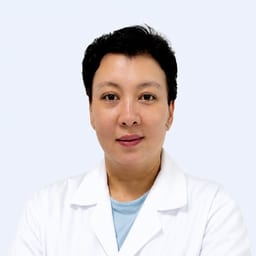 Portrait photo of a doctor, appointment in Almaty