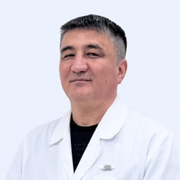Portrait photo of a doctor, appointment in Astana