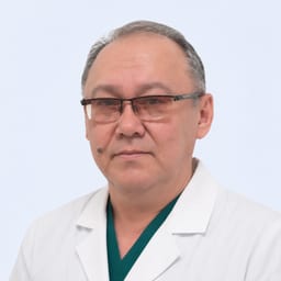 Portrait photo of a doctor, appointment in Astana
