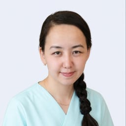 Portrait photo of a doctor, appointment in the city of Almaty