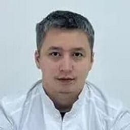 Portrait photo of a doctor, appointment in Astana