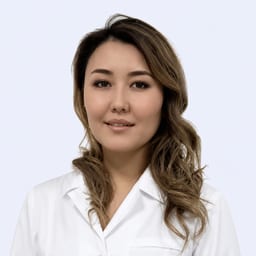 Portrait photo of a doctor, appointment in the city of Almaty
