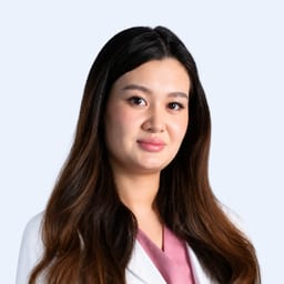 Portrait photo of a doctor, appointment in Astana