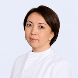 Portrait photo of a doctor, appointment in Astana
