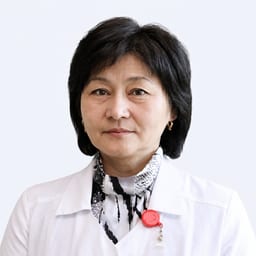 Portrait photo of a doctor, appointment in Astana