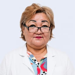 Portrait photo of a doctor, appointment in the city of Almaty