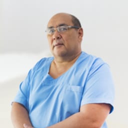 Portrait photo of a doctor, appointment in Almaty