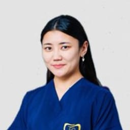 Portrait photo of a doctor, appointment in Astana