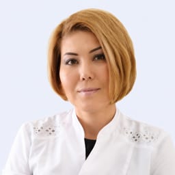 Portrait photo of a doctor, appointment in Astana