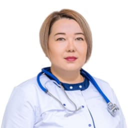 Portrait photo of a doctor, appointment in Almaty