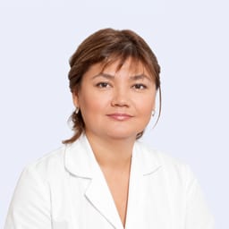 Portrait photo of a doctor, appointment in Astana