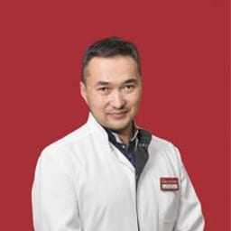 Portrait photo of a doctor, appointment in Almaty