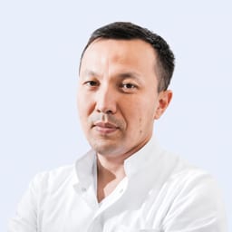 Portrait photo of a doctor, appointment in Astana
