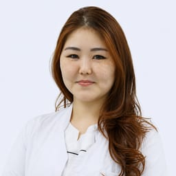 Portrait photo of a doctor, appointment in the city of Astana