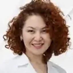 Portrait photo of a doctor, appointment in the city of Almaty