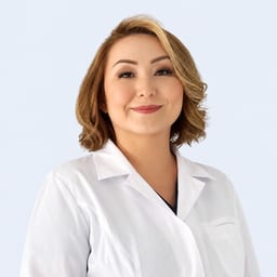 Portrait photo of a doctor, appointment in the city of Almaty