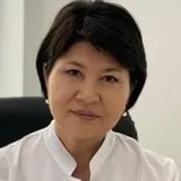 Portrait photo of a doctor, appointment in the city of Astana