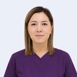 Portrait photo of a doctor, appointment in Almaty
