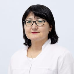 Portrait photo of a doctor, appointment in Astana