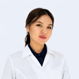 Portrait photo of a doctor, appointment in Almaty