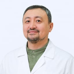 Portrait photo of a doctor, appointment in Astana