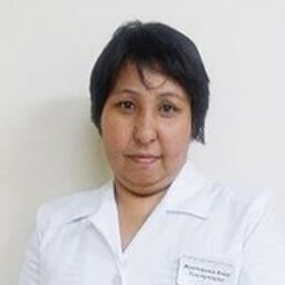Portrait photo of a doctor, appointment in the city of Almaty