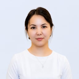 Portrait photo of a doctor, appointment in Astana