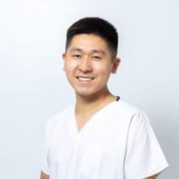 Portrait photo of a doctor, appointment in the city of Almaty