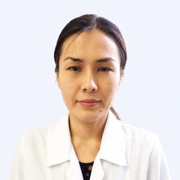 Portrait photo of a doctor, appointment in Almaty