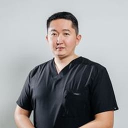 Portrait photo of a doctor, appointment in Almaty