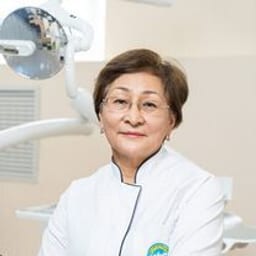 Portrait photo of a doctor, appointment in the city of Astana