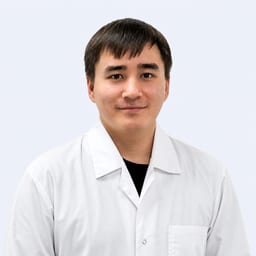 Portrait photo of a doctor, appointment in Almaty