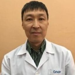 Portrait photo of a doctor, appointment in Astana