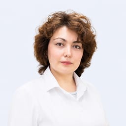 Portrait photo of a doctor, appointment in the city of Astana