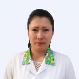 Portrait photo of a doctor, appointment in the city of Astana